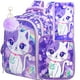 thumbnail image 1 of Mochila UFNDC Cat para niñas con lonchera de 16 pulgadas resistente al agua, 1 of 8