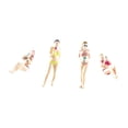thumbnail image 2 of 4 Piezas Miniatura Figura Personaje Bikini Playa Modelo Escena 1/64 Figura Chica Resina Detalles Realistas Adecuado para Maqueta Arquitectónica Miniaturas Educativas Fotografía 2.8cm, 2 of 9