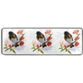 thumbnail image 5 of Dreamtimes Watercolor Bird Hallway Runner Rug 2'x6' Kitchen Rug with Rubber Backing Red Flower Non Slip Entryway Rug Runner Washable Soft Area Rug for Hallway Bedroom Kitchen Decor, 5 of 6