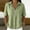 Green, variant on Olyvenn Women's Half-Zip Linen Blend Button Collared Shirt, Short Sleeve, Two Chest Pockets, Casual & Workwear Top Sky Blue M