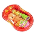 thumbnail image 5 of Orange Plastic Bathtub With Baby Doll Bath Toy Set, 5 of 5