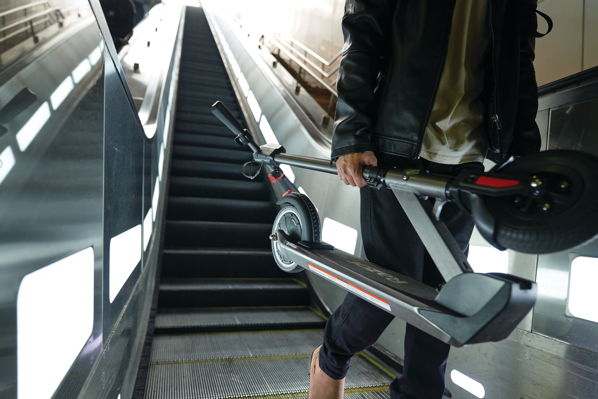 Razor E Prime III Commuting Folding Electric Scooter for Adults up to 220 lbs., Up to 18 mph & 15-mile Range, 8" Pneumatic Front Tire, 250W Hub Motor Rear-Wheel Drive, Lightweight, 36V Lithium-Ion