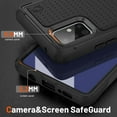 thumbnail image 4 of Designed for Samsung Galaxy A71 5G Case 2 in 1 Gift Militay Grade Drop Protective Rugged Heavy Duty Cover Shockproof Case for Galaxy A71 5G Phone Case for Women Men boy Girl (Black+Black), 4 of 17