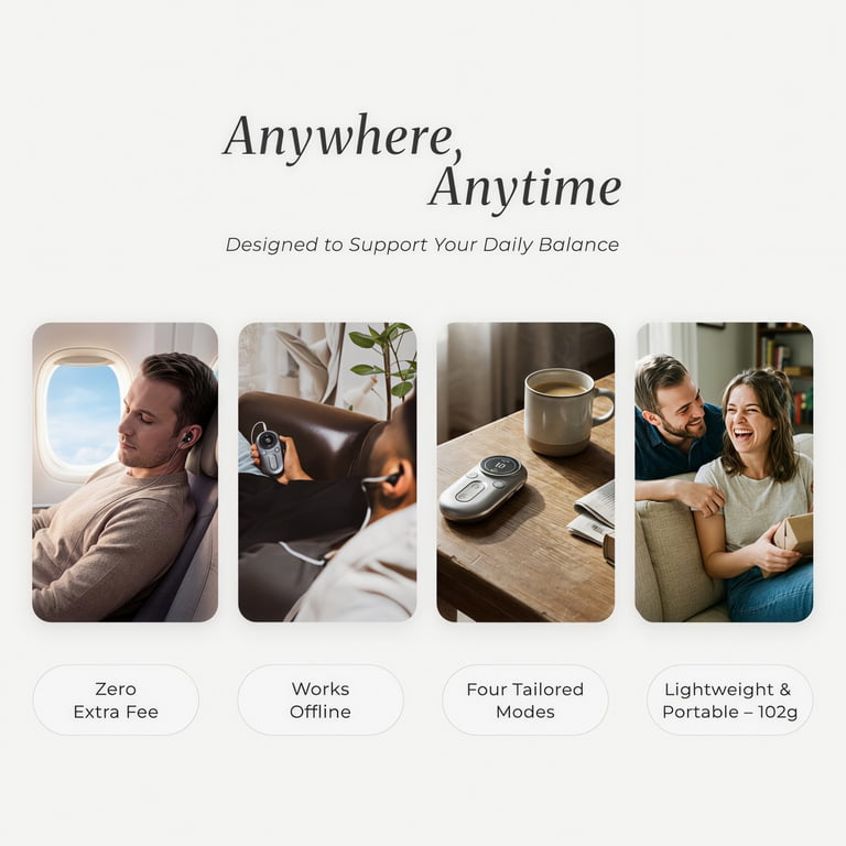 ZenoWell Luna Non-Invasive Vagus Nerve Stimulator - Migraine