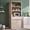 Cream, variant on Aitjunz 71'' Tall Kitchen Storage Cabinet with Door and Drawer, Wooden Pantry Cabinet w/ Open Shelf and Adjustable Shelf, 5 -Tier Large Cabinet w/ Cured Profile Design for Dining Room
