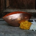 thumbnail image 5 of De Kulture Works Pure Copper Trinetra Pod Voltive T Light Holder Candle Bowl Diya 5x2.5x2.75 (LWH) inches, 5 of 5