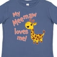 thumbnail image 4 of Inktastic My Meemaw Loves Me- Cute Giraffe Boys or Girls Toddler T-Shirt, 4 of 5