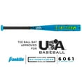 Franklin Sports Blue Inferno Tee Ball Set Youth 25" Bat, Drop 10