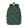 thumbnail image 1 of Lukts Dinosaur and Bone Pattern 15 Inch Student Backpack, Waterproof Laptop Backpack with Adjustable Shoulder Straps, Lightweight Travel, Campus Backpack, Unisex, 1 of 6
