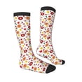 thumbnail image 3 of Fotbe Oriental Cuisine print Women's Men's Novelty Crew Socks Cotton Socks Knee High Socks for Walking,Running,Nurses,Pregnancy, 3 of 8