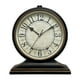 thumbnail image 1 of Reloj de mesa de diseño retro con números arábigos, elegante y silencioso. Negro, 1 of 9