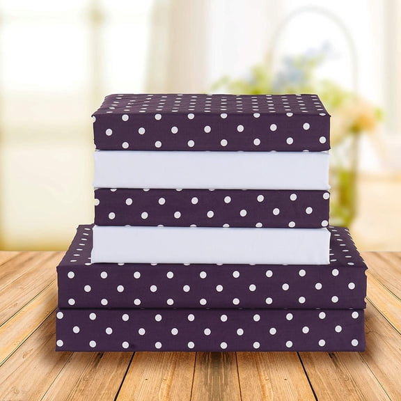 Elegant Comfort Bed Sheets Queen Multicolor Solid Print 1500 Series Polyester