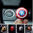 thumbnail image 4 of Disney-figura de Anime de Spiderman, Iron Man, interruptor de encendido de motor de coche, cubierta de botón, pegatinas embellecedoras, juguetes, muñeca, regalo de Navidad, 4 of 5