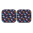 thumbnail image 7 of Daiia Cartoon Dinosaur 2PCS Car Windshield Sun Shade, Foldable Sun Shield for Car Front Window, Auto Sun Blocker Visor Protector Universal for Truck SUV Pickup-Medium, 7 of 7
