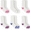 White, variant on Fruit of the Loom Girls Socks, 20 Pack Crew Durable Cushioned, Sizes S - L
