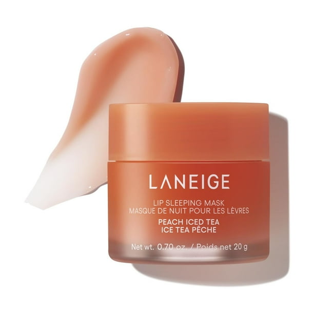 Mascarilla para dormir para labios LANEIGE Peach Iced Tea Nourish Hydrate