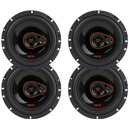 4 Pack Cewin Vega 6.5" 2-Way Coaxial Speakers 320 Watts Max HED Series