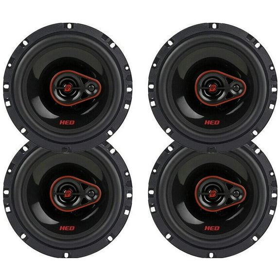 4 Pack Cewin Vega 6.5" 2-Way Coaxial Speakers 320 Watts Max HED Series