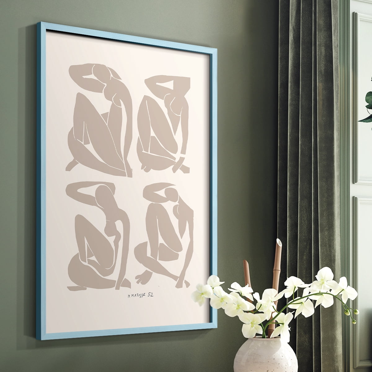 Matisse CCXXXVIII in Solid Wood 8 x 10 Framed Print