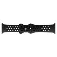 thumbnail image 2 of Correa de reloj ajustable Correa de reloj impermeable transpirable de doble color de silicona para Iwatch Negro carbón 42 mm / 1,65 pulgadas 44 mm / 1,73 pulgadas 45 mm / 1,77 pulgadas 49 mm / 1,93 p, 2 of 10