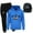 blue, variant on Kids 99 Nights In The Forest Hoodies Trousers and Sunhat 3PCS Set 99 Nights In The Forest Sweatshirts Set for Boys Girls