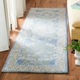 thumbnail image 2 of SAFAVIEH Micro-Loop Shanelle Floral Runner Rug, Blue/Green, 2'3" x 7', 2 of 8
