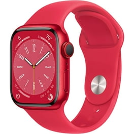 Apple Watch Series 8, 41mm Red with WIFI and M/L Red Sport Band- A 