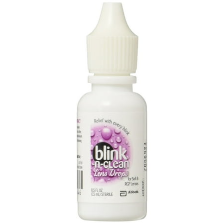 Blink-N-Clean Lens Drops, 0.5 Fluid Ounce (Best Eye Drops To Clean Eyes)