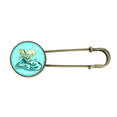 thumbnail image 1 of Cheval Blanc Mythologie Roman Rétro Métal Broche Épingle Clip Bijoux, 1 of 3