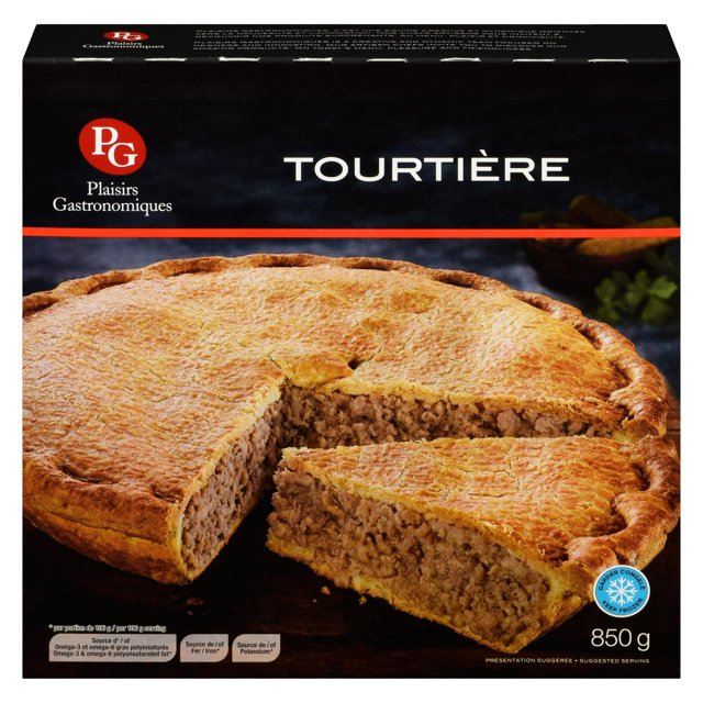 Plaisirs Gastronomiques Frozen Tourtiere, 850 g