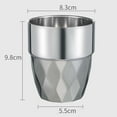 thumbnail image 3 of Vasos de acero inoxidable 304 reutilizables con aislamiento térmico, respetuosos con el medio ambiente y duraderos. Color primario, 3 of 3