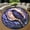 Crow, variant on Round Area Rug, Celestial Princess 1 Non-Slip Floor Mat, Soft Washable Carpet for Living Room Bedroom Decor 39 Inch