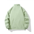 thumbnail image 3 of DAFPZW Mens Sun Protection Lightweight Jacket Outdoor Full Zip Stand Collar Coat Windproof Athletic Running Jacket, 3 of 4