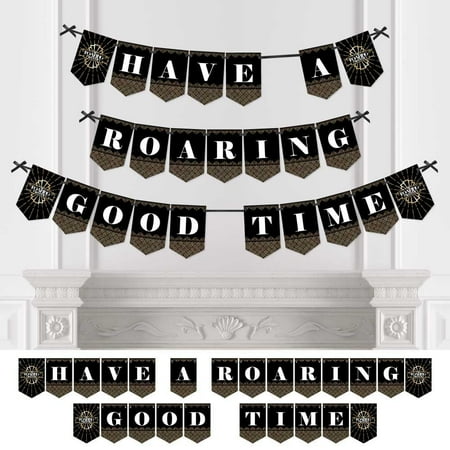 Roaring 20 S 1920s Art Deco Party Bunting Banner Jazz Party