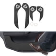 thumbnail image 1 of Pegatina antichoque de cuero para puertas de automóvil Unique Bargains para Subaru XV Crosstrek 2000-2020, protector de borde lateral de puerta, accesorios interiores, negro, 1 juego, 1 of 1