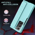 thumbnail image 6 of Compatible Hand Strap Case for Samsung Galaxy Z Fold 2 Phone Case Women Men,Ultra Slim & Thin Shockproof Hard PC Matte Protective Case for Galaxy Z Fold 2 Strap Case,Samsung Z Fold 2 Cover Blue, 6 of 14