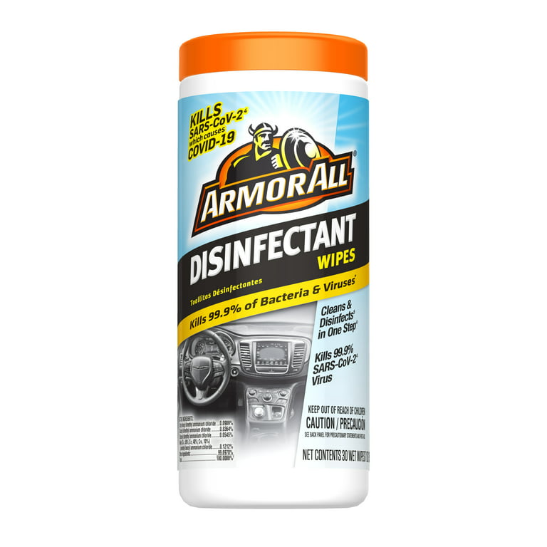 Armor All 50ct Disinfectant Wipes Flat Pack : Target