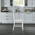 thumbnail image 2 of Homestyles Linear Wood Counter Stool in White, 2 of 6