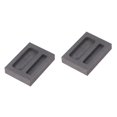 thumbnail image 1 of pcs Graphite Jewelry Molds 2 Compartments Refining Scrap Bar Combination Mold Metal Ingot Mold Graphite Mold, 1 of 5