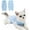 Blue, variant on XiHAMA Cat Recovery Suit for Abdominal Wounds or Skin Diseases, Cat Onesie for Cats After Surgery Female Kitten Recovery Suit, Breathable E-Collar Alternative for Cats After Spay Anti Licking Wounds