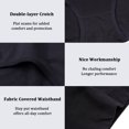 thumbnail image 3 of wirarpa Women's Cotton Underwear Full Coverage Brief Panties Black 5 Pack Sizes 5-10, 3 of 7