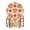 Heart Pizza, variant on Haosy Set of 6 Drink Woven Coaster with Holder Heat Resistant Non-Slip Bar Coasters 4 Inches Rugby with Fire