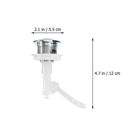 2pcs Tank Buttons Durable Good Toilet Water Tank Button Toilet Tank Switch Home Toilet Tank Accessory