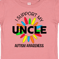 thumbnail image 4 of Inktastic I Support My Uncle Autism Awareness Boys or Girls Baby T-Shirt, 4 of 5