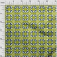 thumbnail image 3 of oneOone Cotton Poplin Lime Green Fabric Asian Block Print Traditional Tile Sewing Craft Projects Fabric Prints By Yard 56 Inch Wide, 3 of 4