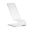 thumbnail image 2 of crativent Acrylic Cellphone Rack Tabletop Support Racks Storage Holders Display Stand Transparent 100*70*58mm 1Set, 2 of 6
