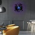 thumbnail image 4 of Hockey Game 3 12 Inch Vinyl Record Wall Clock - Silent, Creative, and Unique Clock for Living Room, Entryway, or Bedroom Decor - Perfect Gift Idea(12 inchs B with LED), 4 of 6