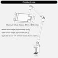 Carbon Steel Tablet Holder Stand Phone Clip Holder Rotatable Beacket ...