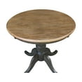 thumbnail image 6 of 30" Round Top Solid Wood Pedestal Table in Hickory/Washed Coal - Counter Height, 6 of 9