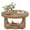 Light Brown, variant on Fnova 2-Tier Round Coffee Table with Storage Shelf, Modern Wooden Circle Center Table, Accent Cocktail Table for Living Room, Lounge, Bedroom, Dark Brown